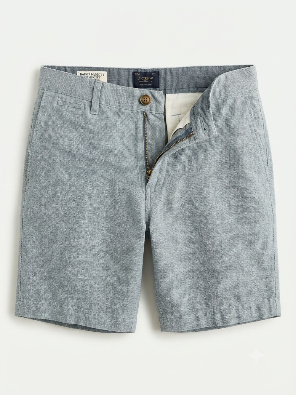 J.Crew Baird McNutt Irish Linen Shorts - Blue-Grey - Size 33